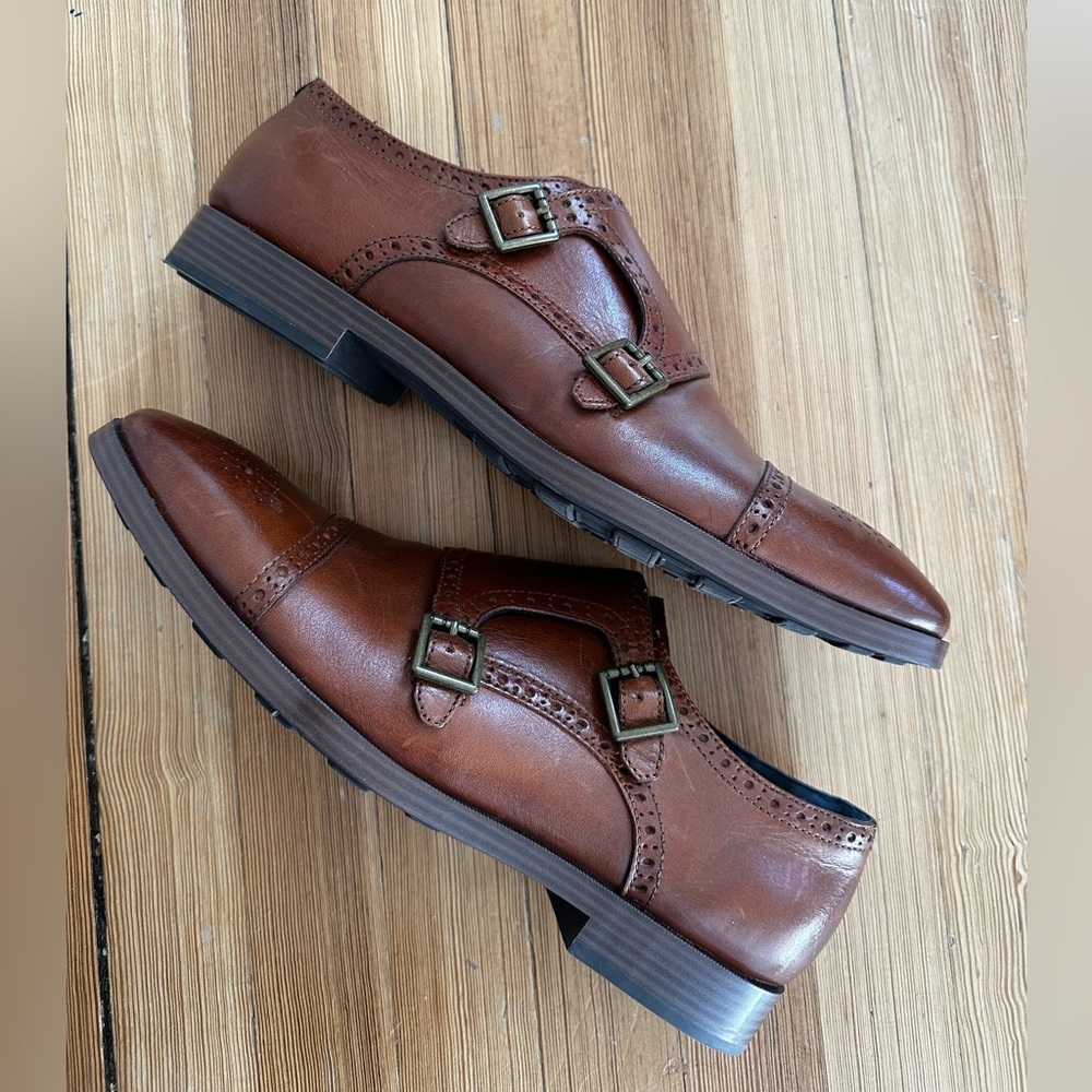 Cole Haan, men’s double monk dress shoe, size 11